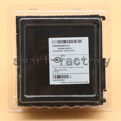 New One GE FANUC IC693PWR321Y Power Supply 120/240VAC 125VDC STD - GE FANUC