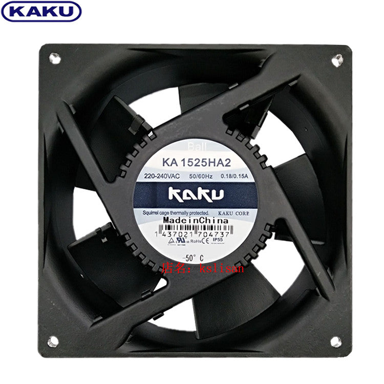 1PCS  KAKU KA1525HA2 220V 150mm 15CM ball bearing waterproof cooling fan