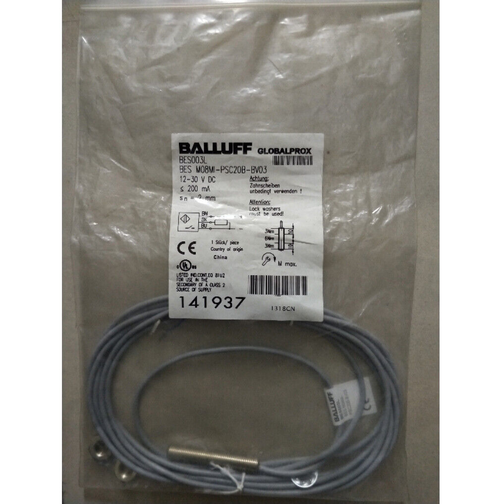 Proximity Sensor BES M08MI-PSC20B-BV03 Fast - BALLUFF