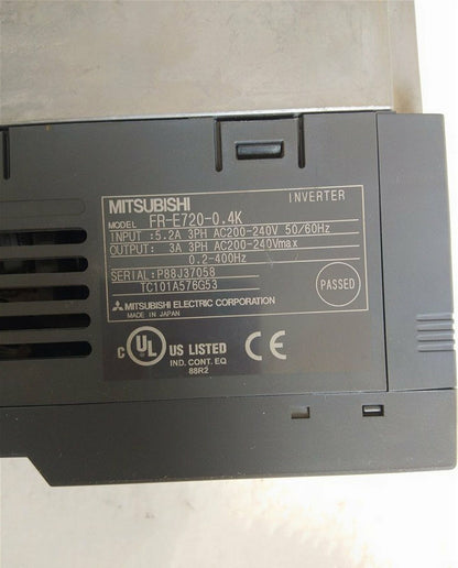used Mitsubishi Inverter FR-E720-0.4K 220V, Tested in Good Condition - MITSUBISHI