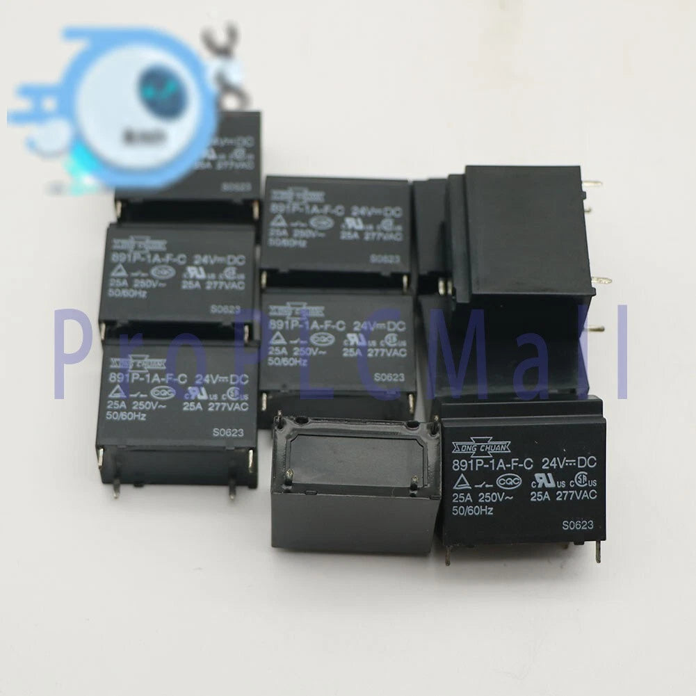 10PCS SONG CHUAN 891P-1A-F-C 24VDC Power Relay 4Pin 25A 250V~