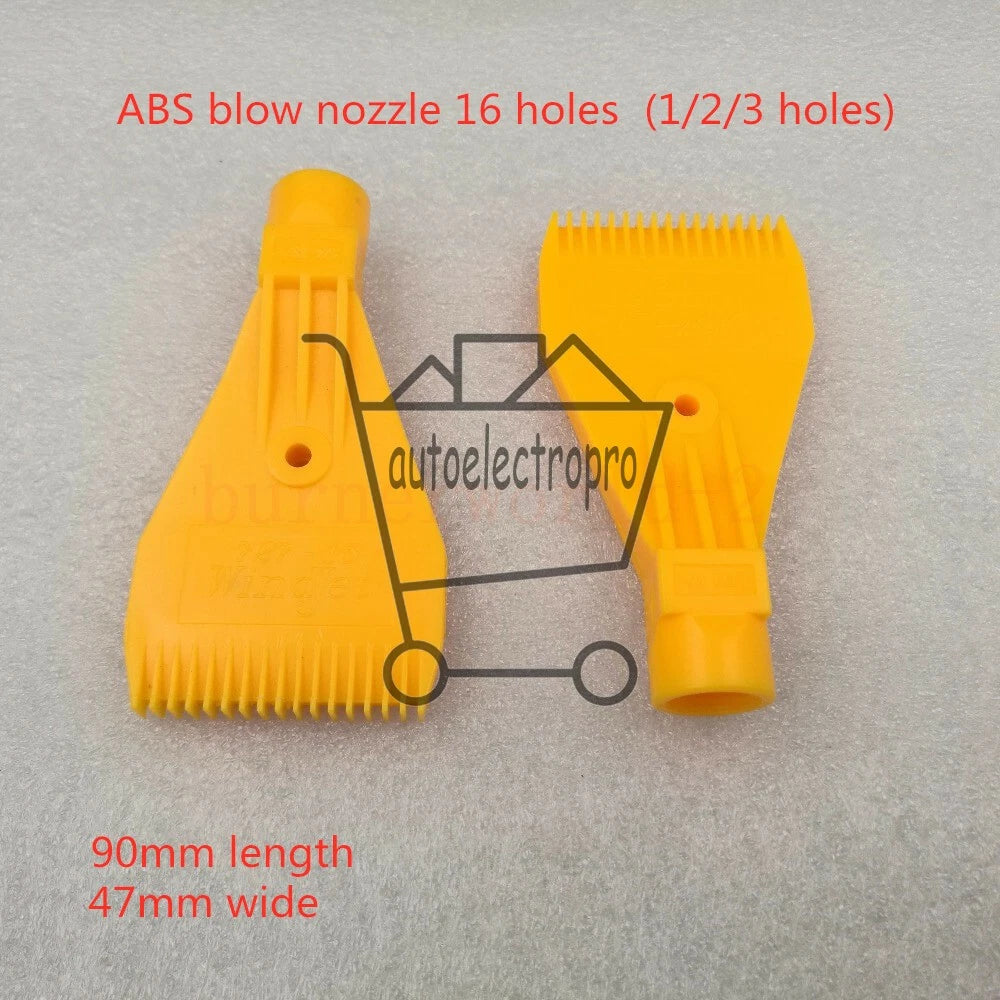 20 pieces 1/4" ABS WindJet air blowing nozzle,air knife nozzle,flat fan 16 holes