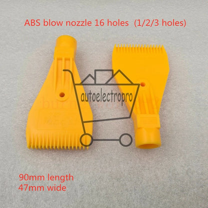 20 pieces 1/4" ABS WindJet air blowing nozzle,air knife nozzle,flat fan 16 holes