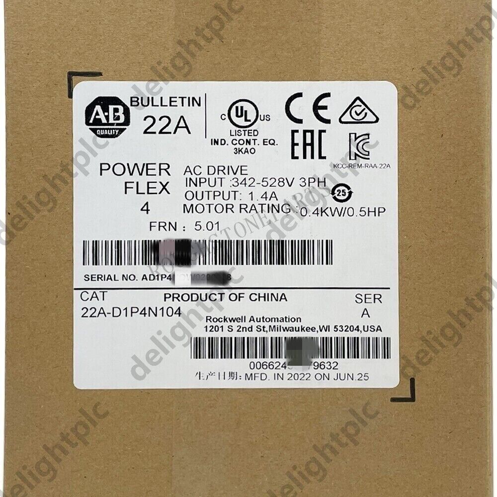 Allen-Bradley PowerFlex 4 Drive 480V 0.5HP - ALLEN-BRADLEY