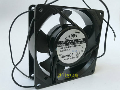 1pcs  ADDA AA9252HB-AW AC220-240V~50/60Hz 0.07/0.06A 9cm cooling fan