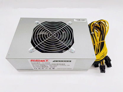 new Quiet single channel 2000W 8 card platform T9 Avalon power supply - QUIET T9 AVALON