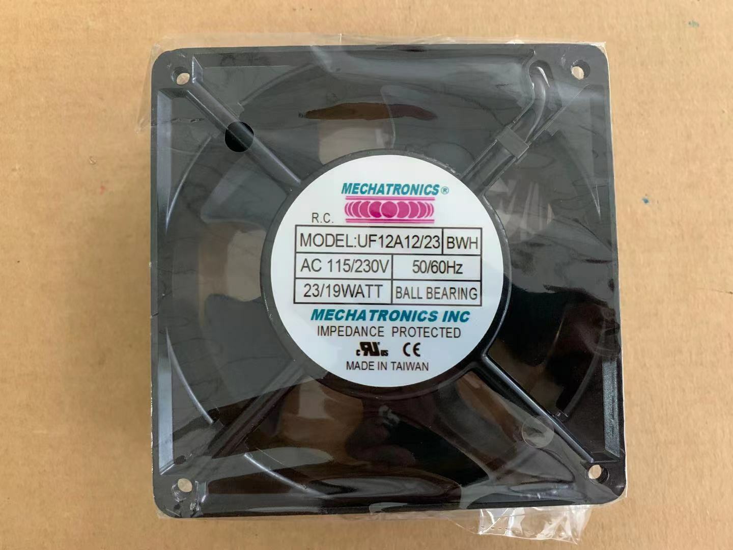 MECHATRONIC Fan UF12A12/23 BWH AC 115/230V 23/19W 2-Pin Axial fan - MECHATRONIC