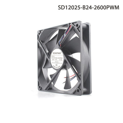 SOKFAN SD12025-B24-2600PWM 12025 24V 0.15A DC inverter cooling fan