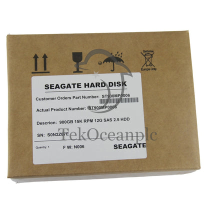 Seagate 900GB 2.5" Hard Drive ST900MP0006 15K SAS Internal #te