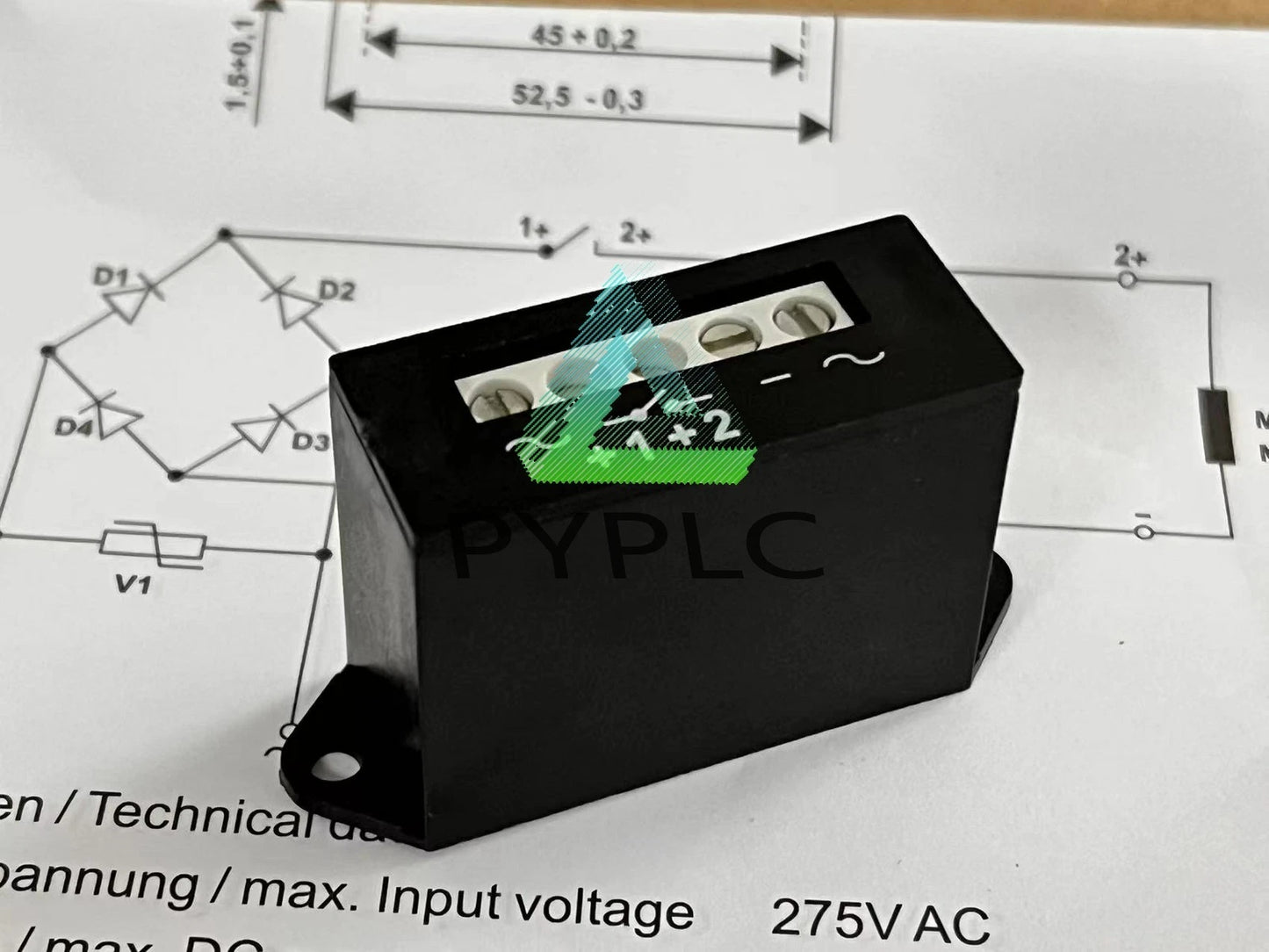 ECIA TYP U230 230V/1A brake rectifier power supply brake module～