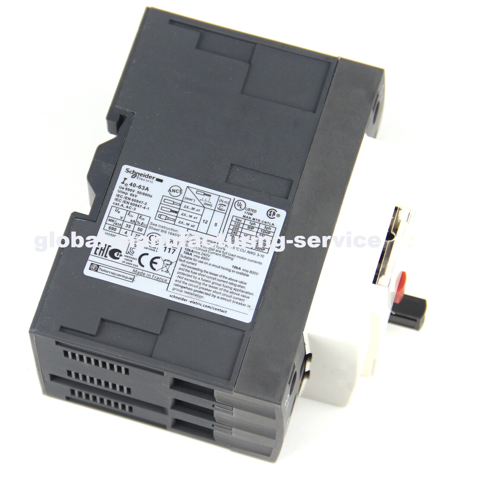 New Schneider GV3-ME63 Motor Circuit Breaker 40-63A - SCHNEIDER