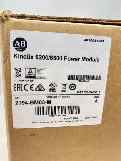 Allen-Bradley 2094-BM03-M Kinetix 30A Power Module - ALLEN-BRADLEY