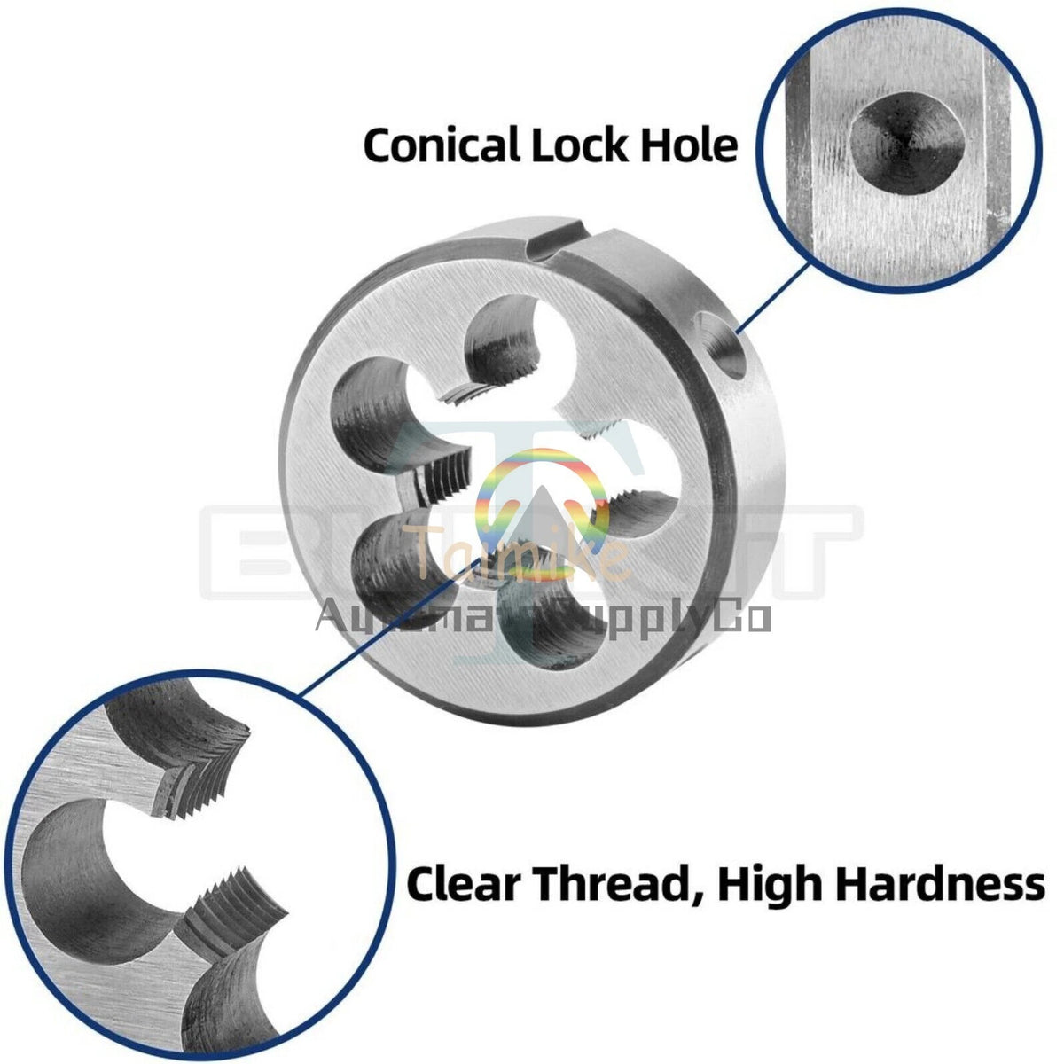 M18 X 1.5 Tap and Die Set Right Hand, M18X1.5 Machine Tap and Round Die