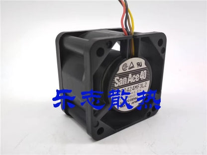 Sanyo San Ace 40 109P0424MF3L2 4028 DC24V 0.07A 4CM 4-Wire Inverter Cooling Fan