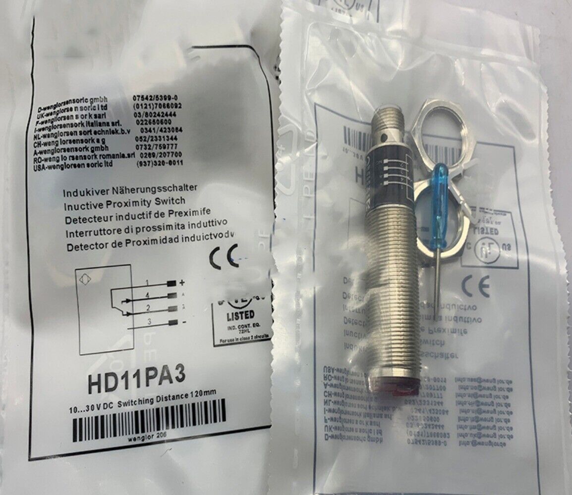 new 1PC For Wenglor photoelectric switch HD11PA3 sensor - WENGLOR