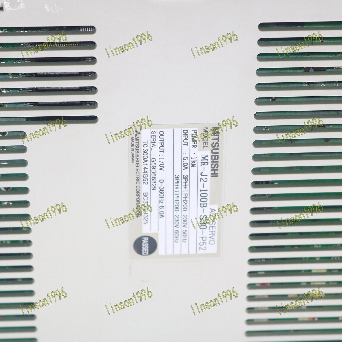 Used Mitsubishi ONE drive MR-J2-100B-S30-P52 in good condition - MITSUBISHI