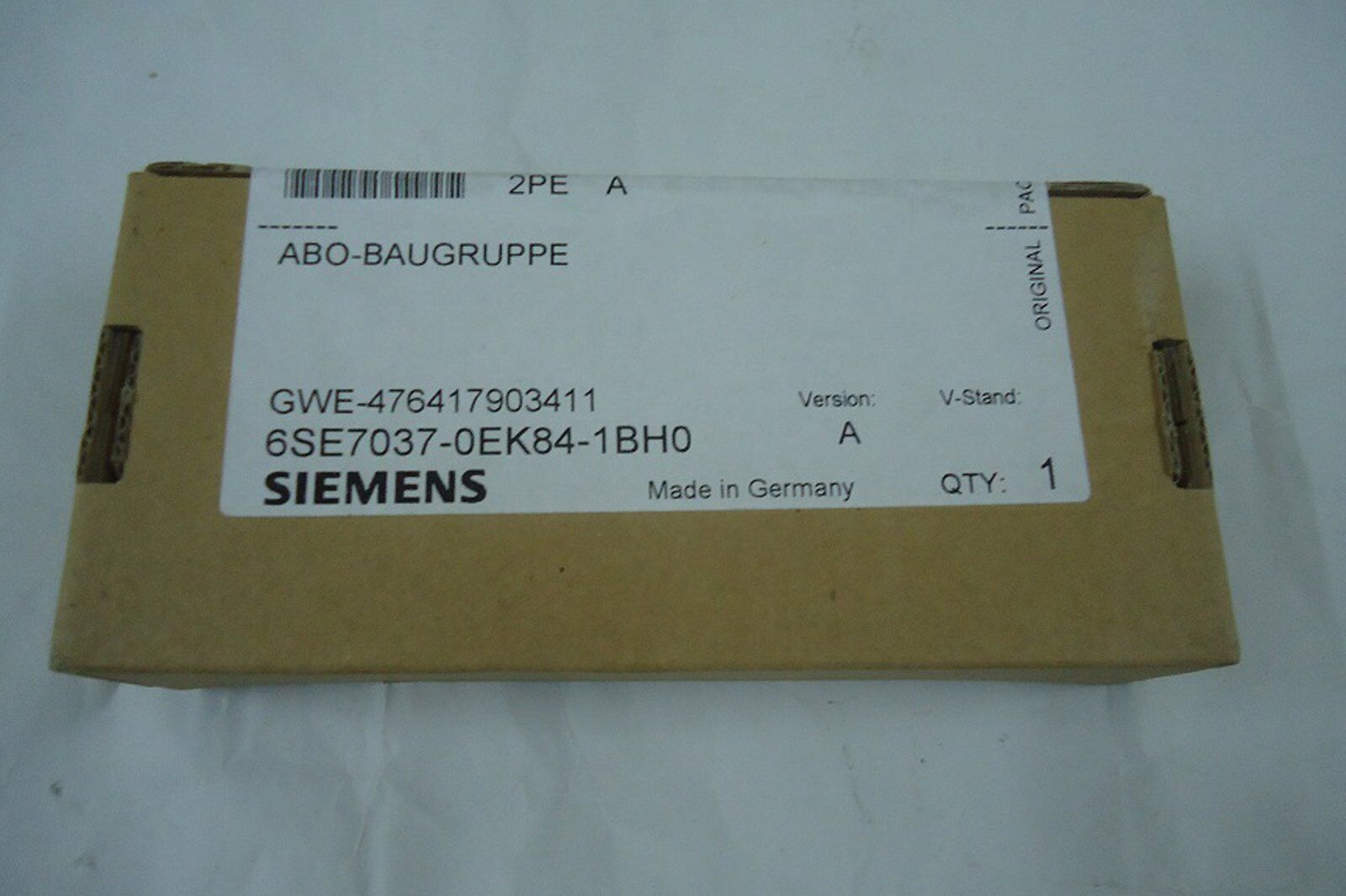 new  SIEMENS In Box 6SE7037-0EK84-1BH0 6SE7 037-0EK84-1BH0 Fast Delivery