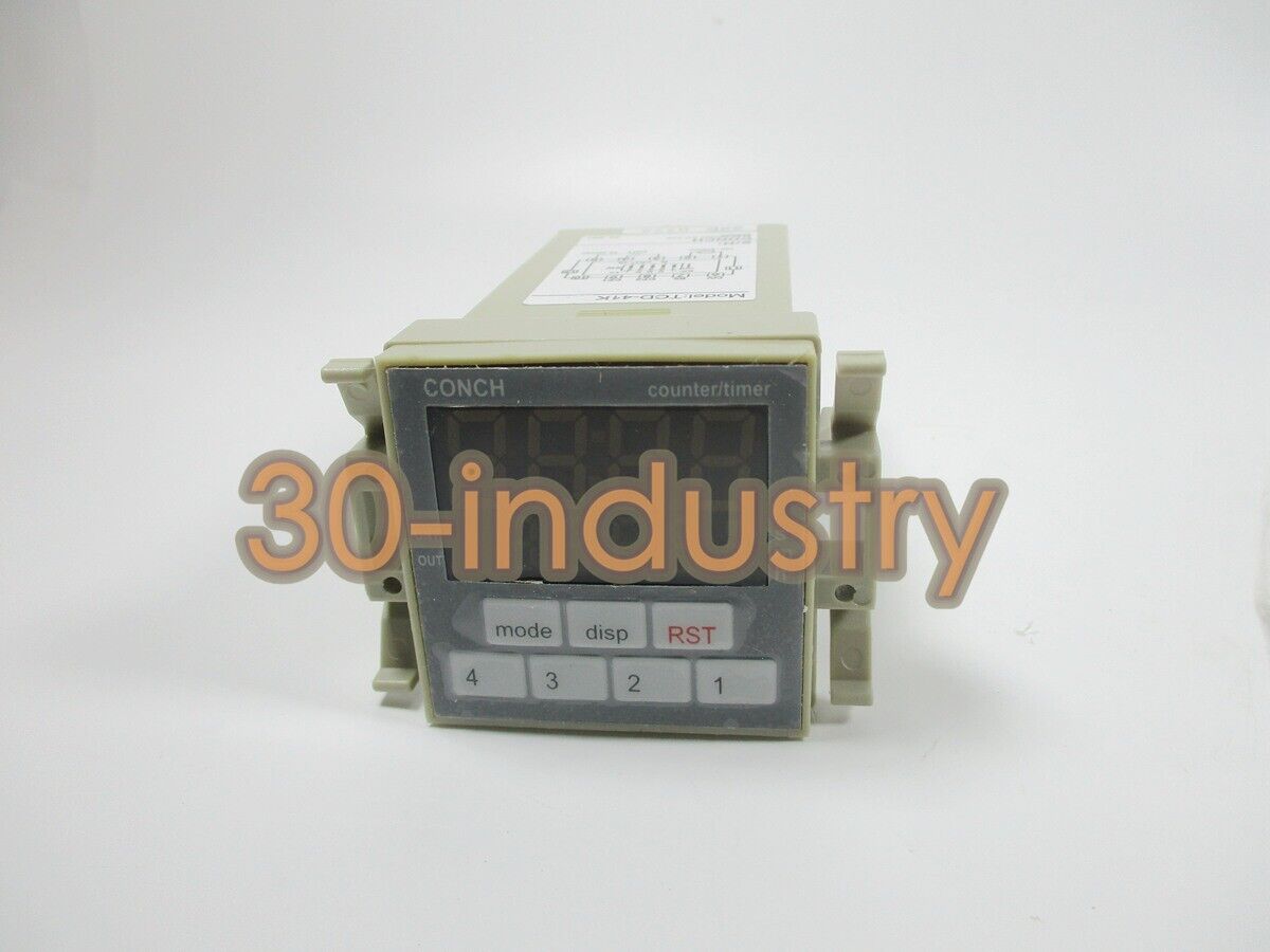 1PCS NEW FOR CONCH Counting Timer TCD-41K 4-digit Display Timer 0.001~9.999 CONCH