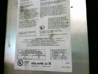 Square D Heavy Duty Safety Switch 30A (Used) - SQUARE D