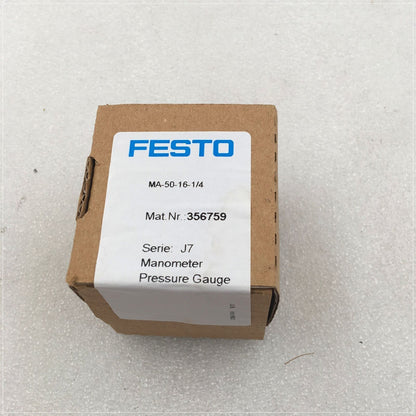 1pcs   Festo pressure gauge MA-50-16-1/4 356759 Quality assurance