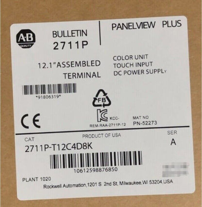 ALLEN BRADLEY 2711PT12C4D8K SHIP US - ALLEN BRADLEY