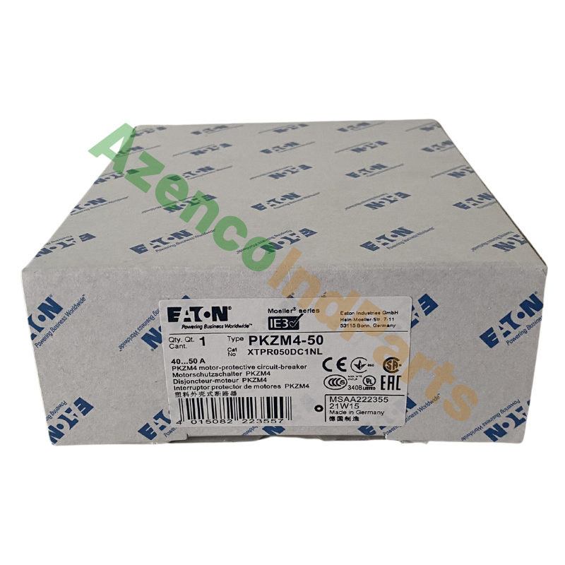 Eaton PKZM4-50 Circuit Breaker Motor Switch XTPR050DC1NL - EATON
