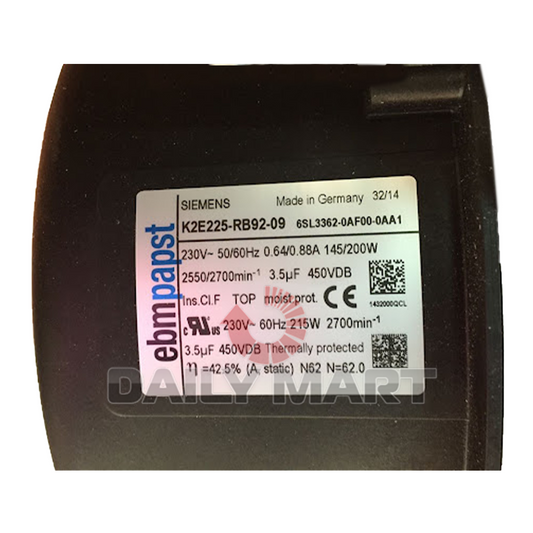 6SL3362-0AF00-0AA1 Inverter Cooling Fan 230V 145/200W - MANFATTURA DI MODA