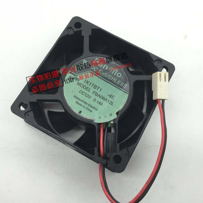new FBA06A12L 6025 12V 0.14A silent chassis cooling fan