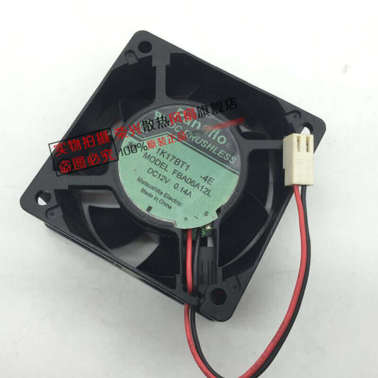 new FBA06A12L 6025 12V 0.14A silent chassis cooling fan