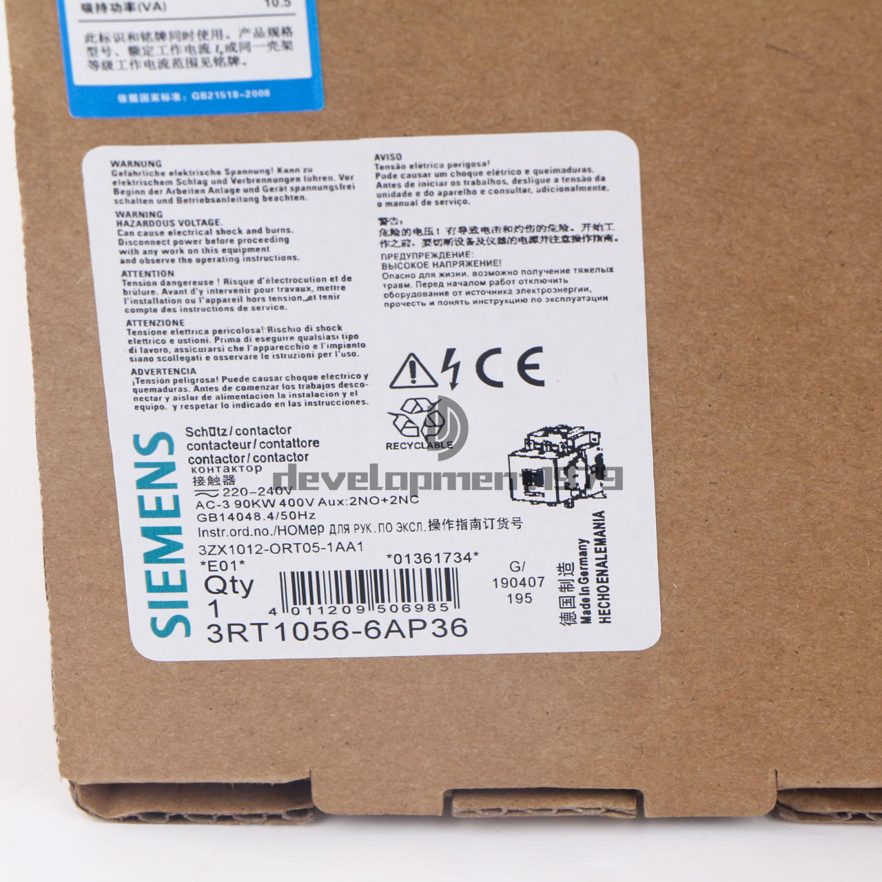 new  One Siemens 3RT1056-6AP36