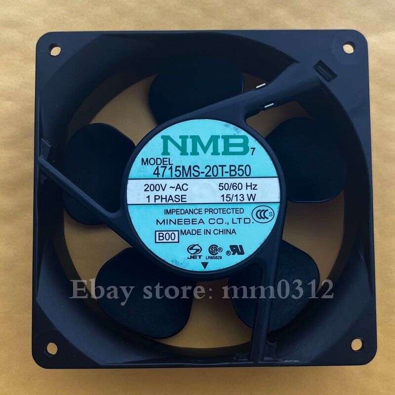 new NMB-MAT 4715MS-20T-B50 AC200V 15W/13W Axial Cooling Fan