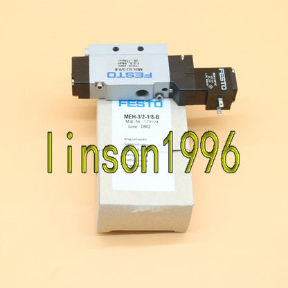 FESTO Meh-3/2-1/8-B 173124 Solenoid Valve for industrial applications, high performance, reliable operation, fast response. - FESTO