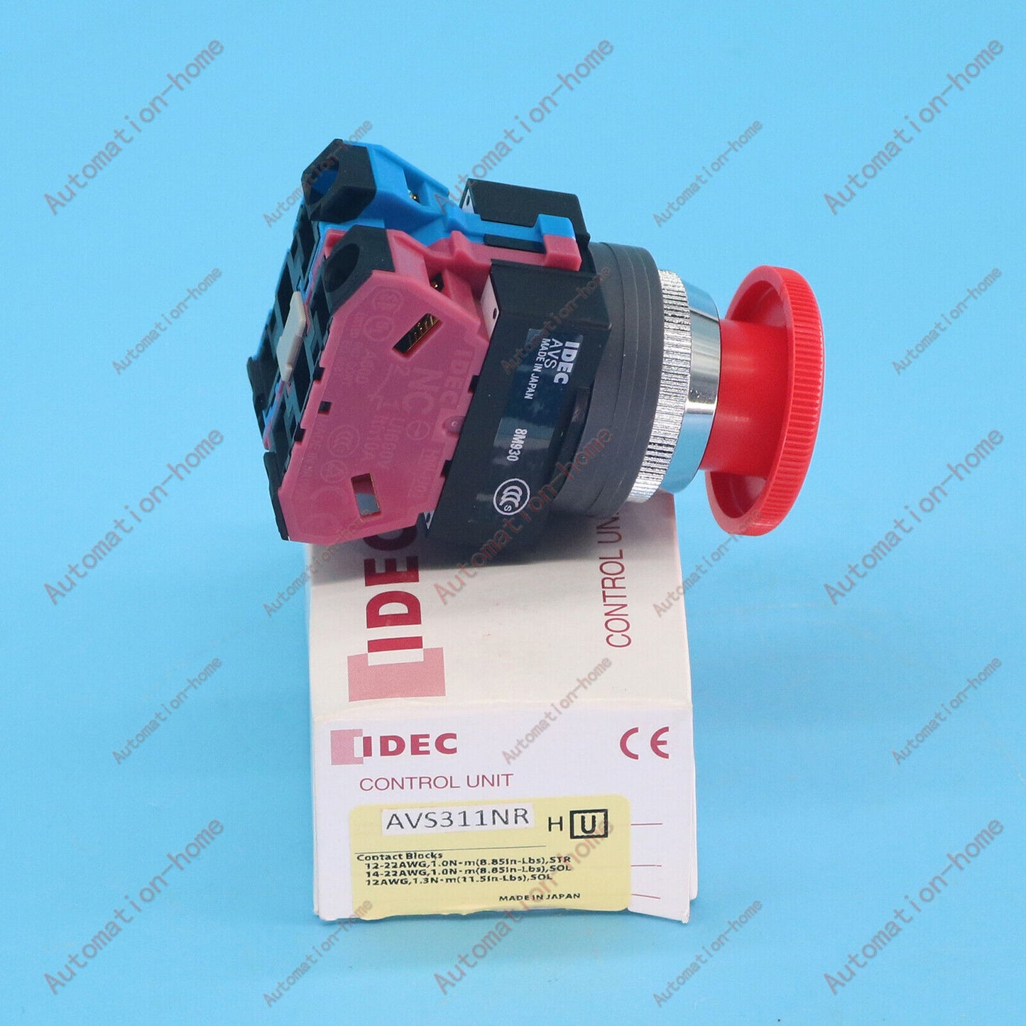 1PC  IDEC AVS311NR Emergency stop button switch Fast Ship #YP1