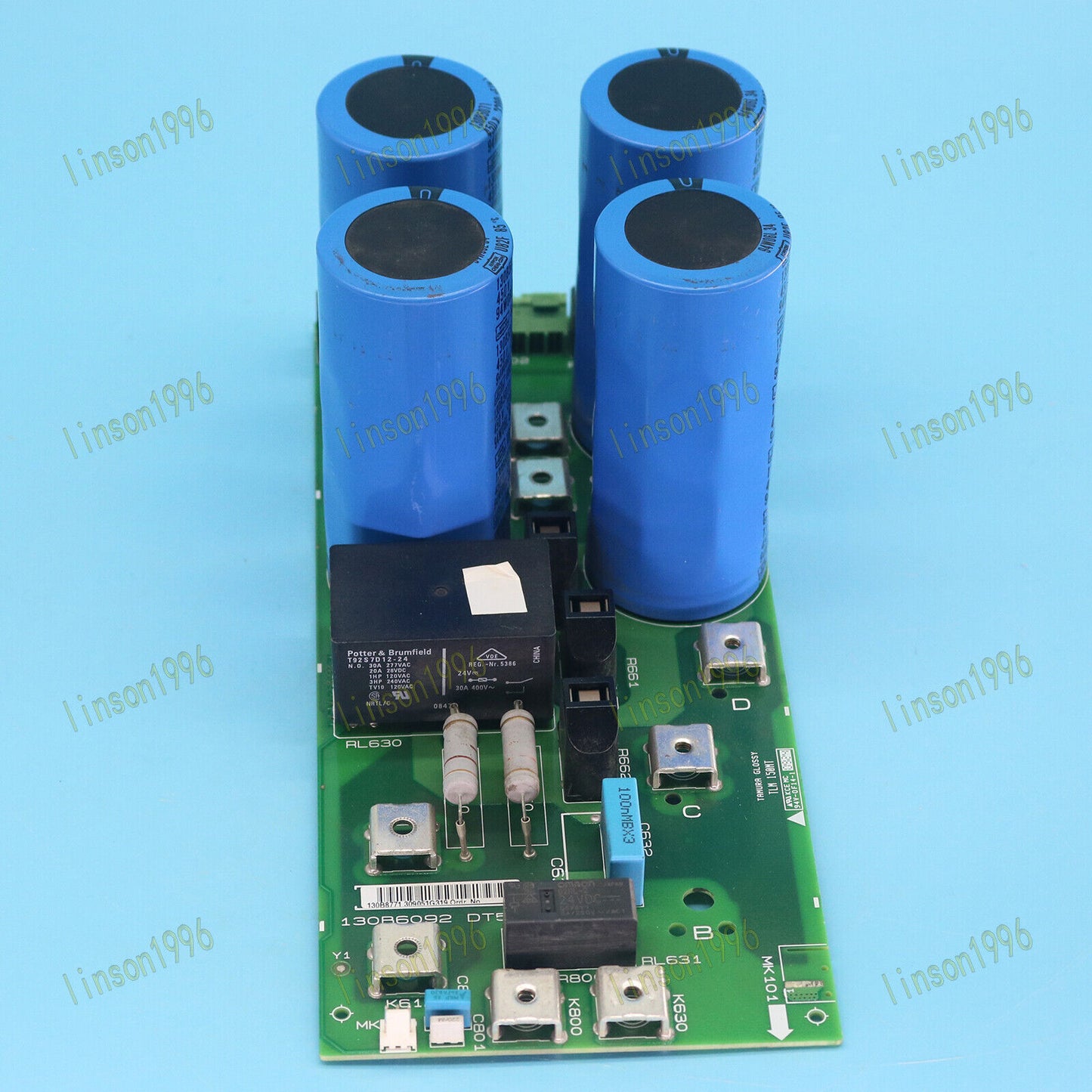 Used Danfoss Inverter FC Series Capacitor Board 130B6092 DT5R1 - DANFOSS