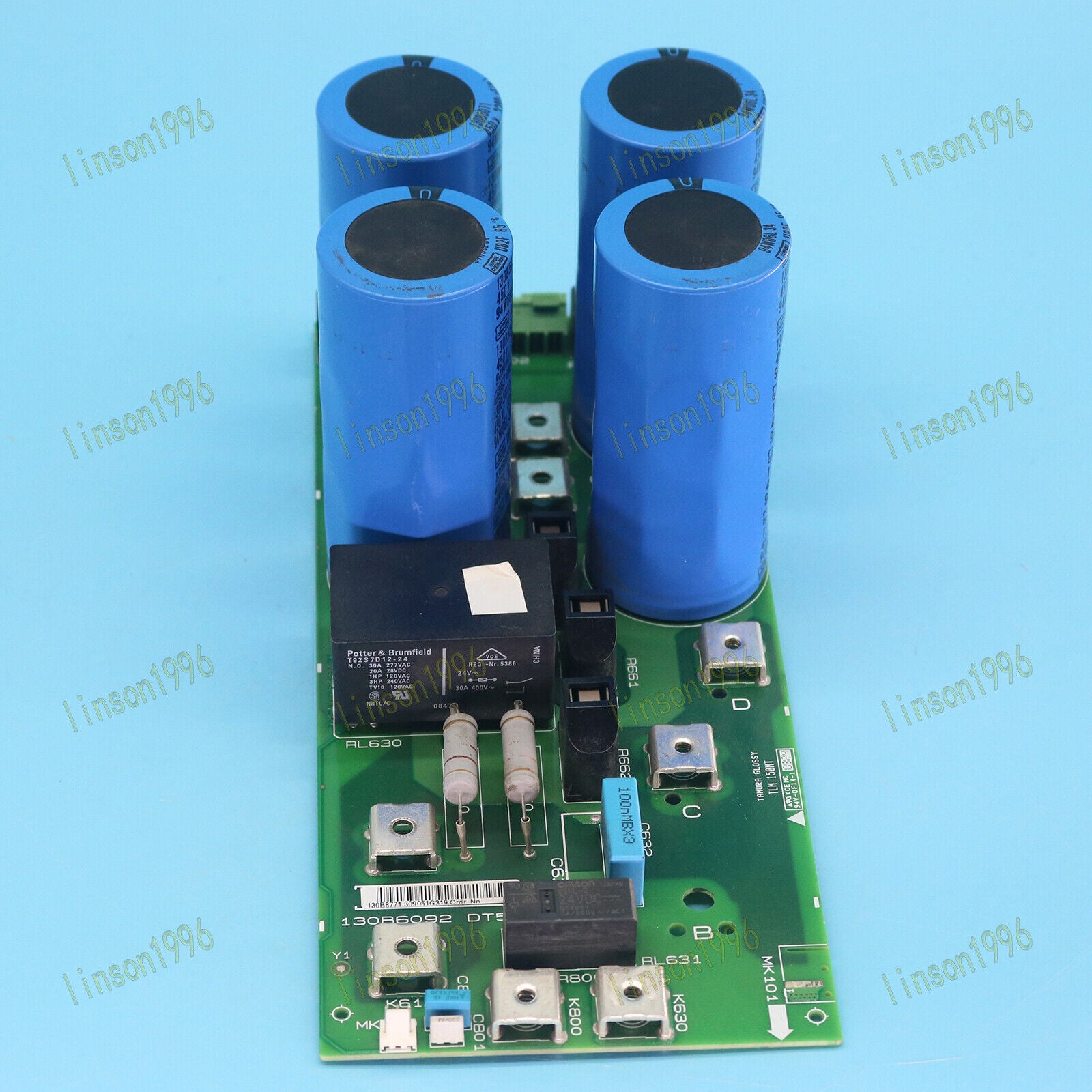 Used Danfoss Inverter FC Series Capacitor Board 130B6092 DT5R1 - DANFOSS