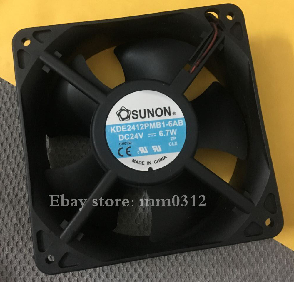 1pcs SUNON KDE2412PMB1-6AB DC24V 6.7W 120*120*38MM for Danfoss inverter fan