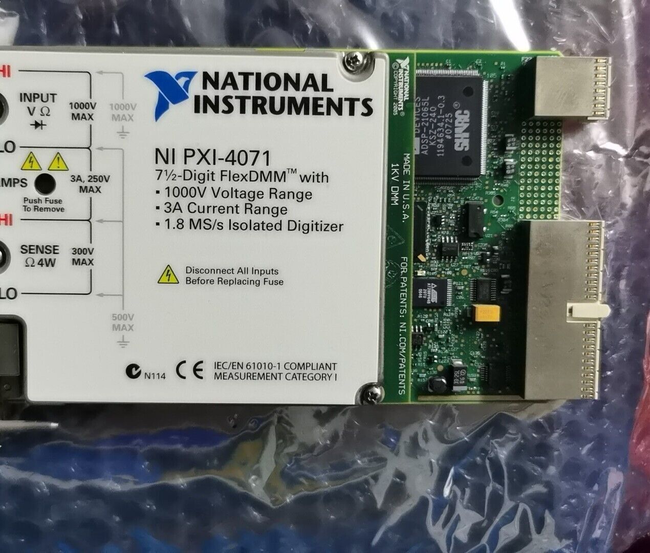 new National Instruments NI PXI-4071 7½-Digit FlexDMM Digital Multimeter Module
