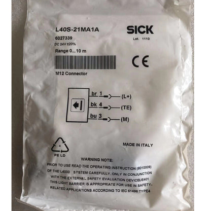 ONE SICK Photoelectric Switch Sensor L40S-21MA1A - SICK