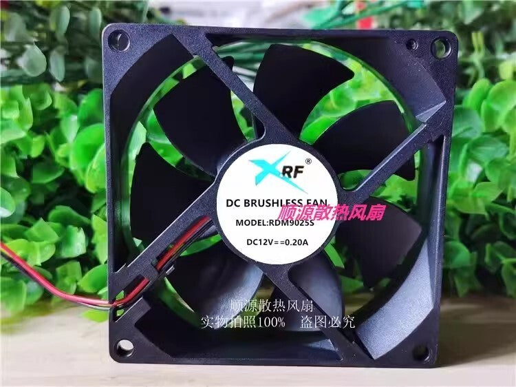 new 1PCS RDM9025S 9025 DC12V 0.20A 9CM Silent Cooling Fan