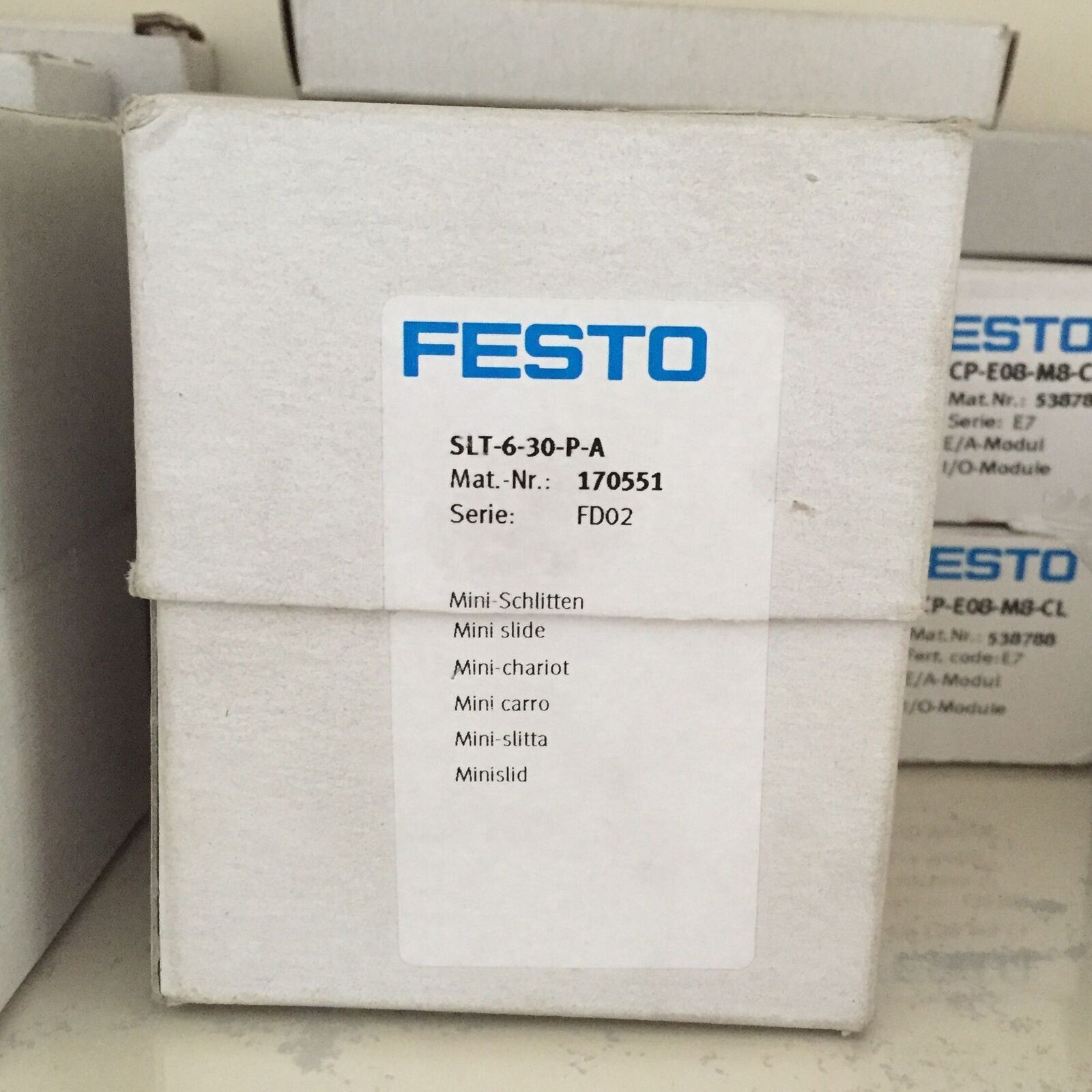 Festo 170551 Slide Table Cylinder - SLT-6-30-P-A - FESTO