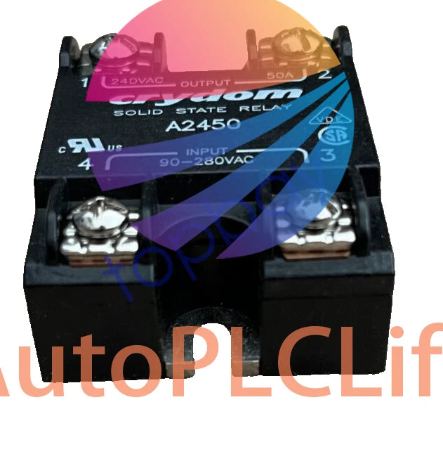 Crydom A2450 solid state relay 90-280 volt input panel mount 240 volt output 50A