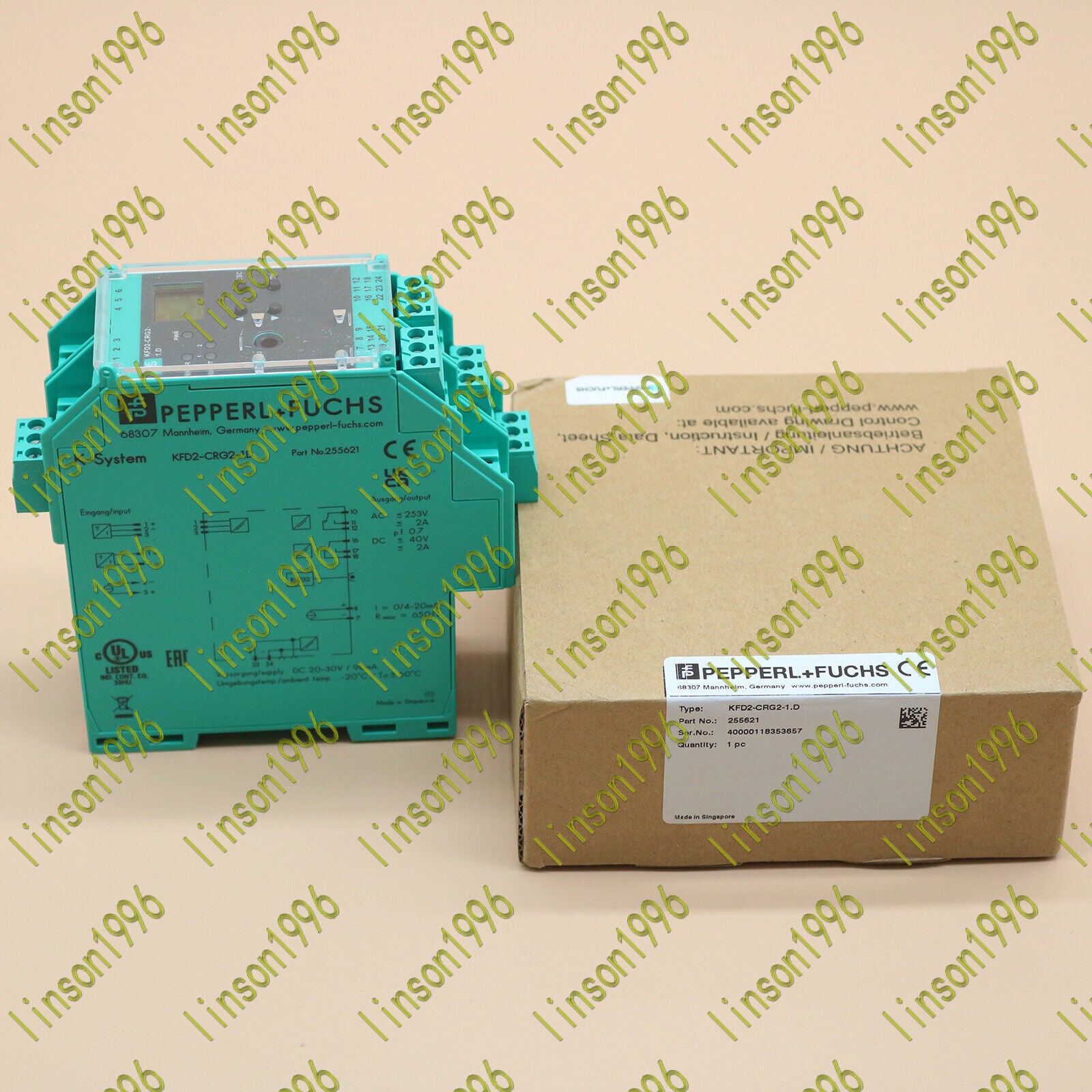 Pepperl+Fuchs Safety Barrier KFD2-CRG2-1.D - PEPPERL+FUCHS