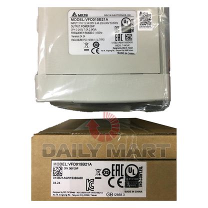 Delta VFD015B21A Inverter 1.5KW 220V - DELTA