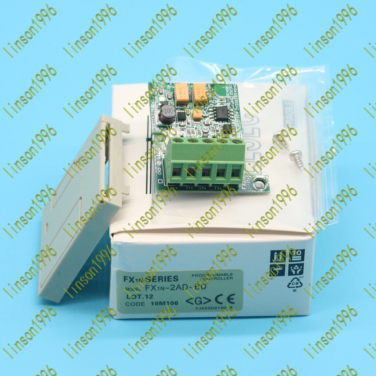 Mitsubishi FX1N-2AD-BD Analog Input Option PLC - MITSUBISHI