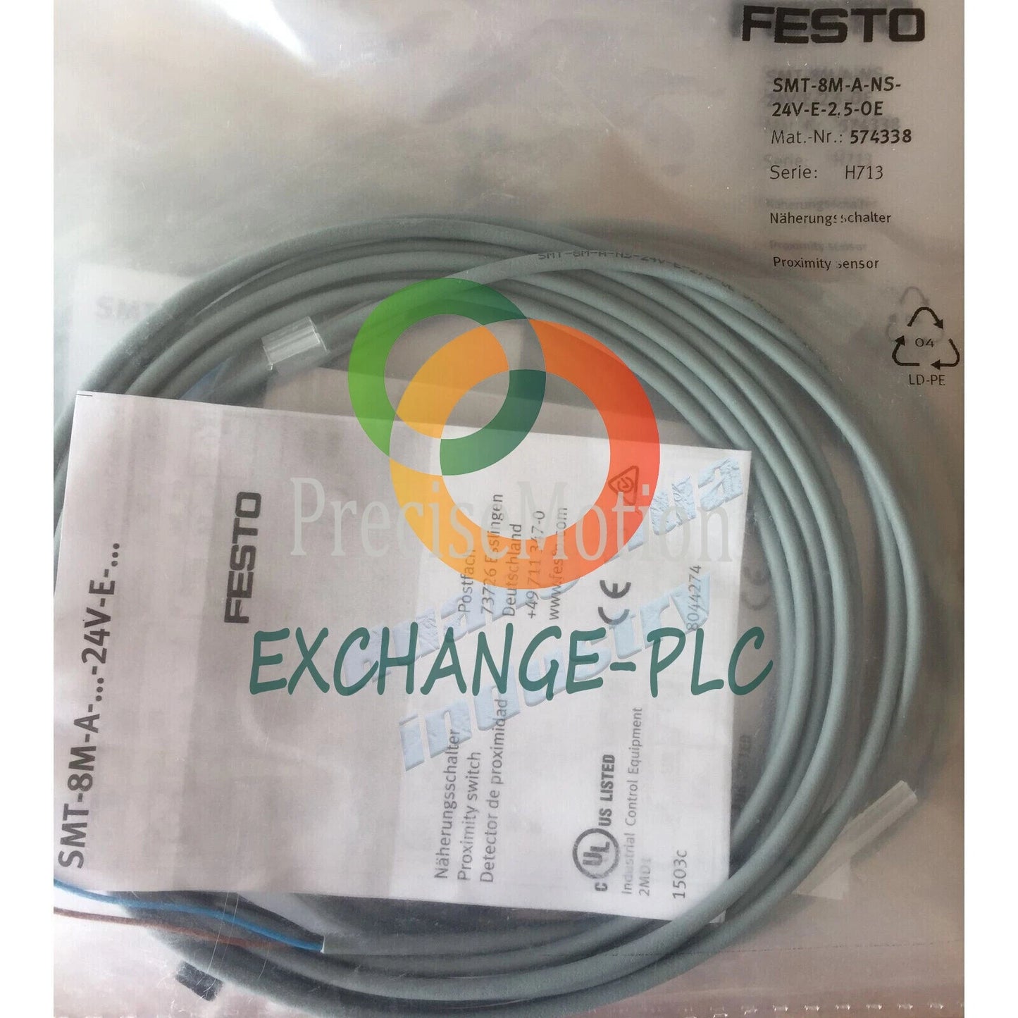 FESTO SMT-8M-A-NS-24V-E-2,5-OE Sensor Proximity Switch 1PCS