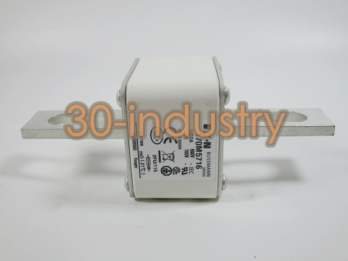 BUSSMANN 170M5716 Fuse 690V 1000A - 1 Piece Replacement - BUSSMANN