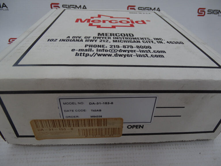 DWYER DA-31-153-8 SWITCH - DWYER