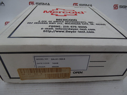 DWYER DA-31-153-8 SWITCH - DWYER