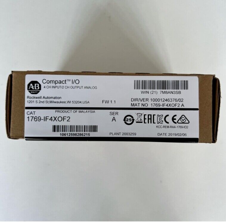 1769-IF4XOF2 Allen-Bradley CompactLogix High Speed 4 Out Analog Module NEW - ALLEN-BRADLEY
