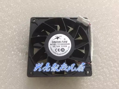 SNOWFAN YY12038H24B DC24V 2.32A 120*120*38MM 2-pin silent cooling fan